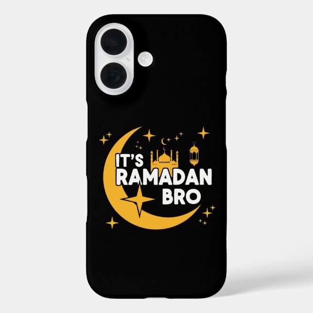 It’s Ramadan Bro Happy Fasting Islamic Crescent  Case-Mate iPhone Hülle (Rückseite)