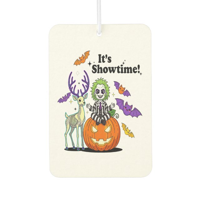 It�s Showtime Funny Halloween Autolufterfrischer (Vorderseite)