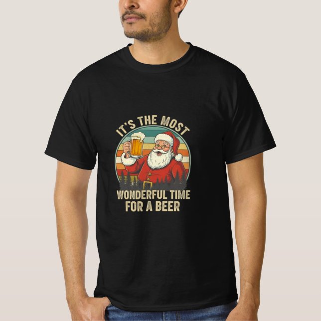 it´s the most wonderful time for a beer T-Shirt (Vorderseite)