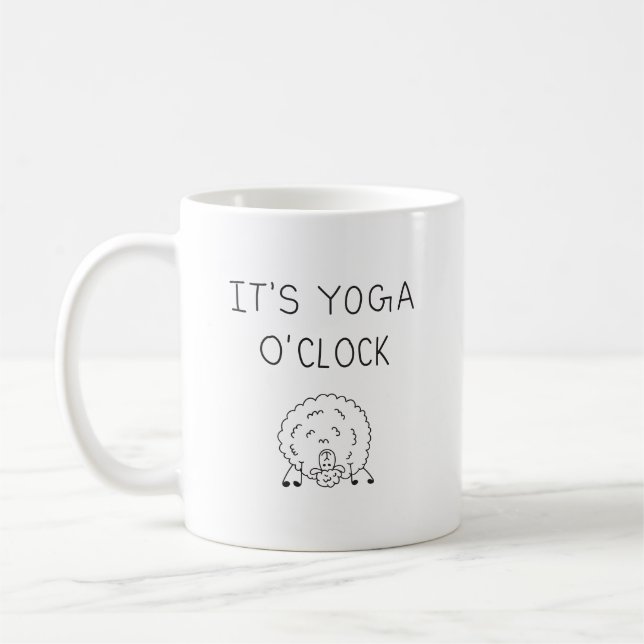 It’s Yoga O’Clock Sheep Kaffeetasse (Links)