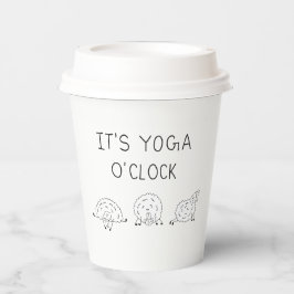 It’s Yoga O’Clock Sheep Pappbecher