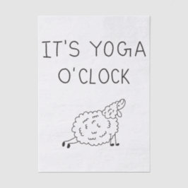 It’s Yoga O’Clock Sheep Seidenpapier