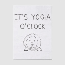It’s Yoga O’Clock Sheep Seidenpapier