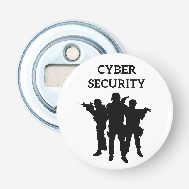 IT-Sicherheit: Der digitale Verteidigungskonflikt Flaschenöffner (Vorderseite)