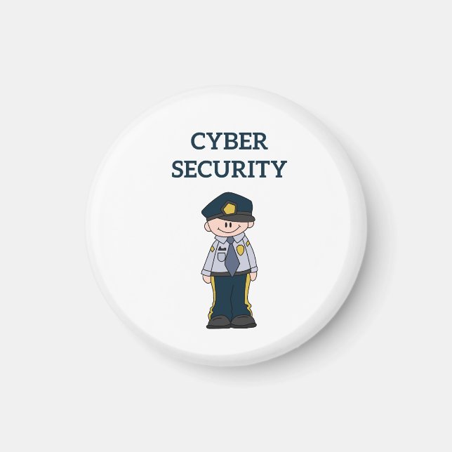 IT-Sicherheit: Digitaler Verteidiger Magnet (Vorne)