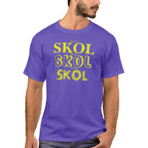IT SKOL X 3 diff. Schriftart T - Shirt gelassen