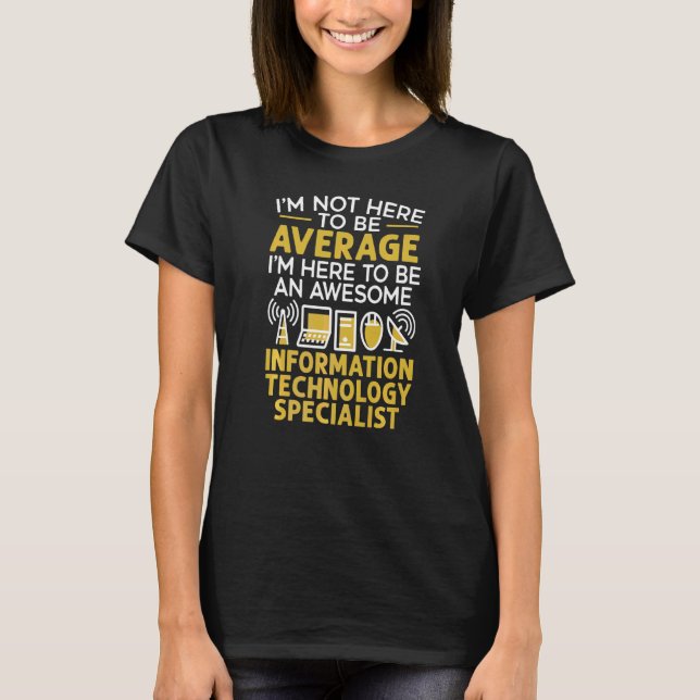 IT-Spezialist Computer Job Pro T-Shirt (Vorderseite)