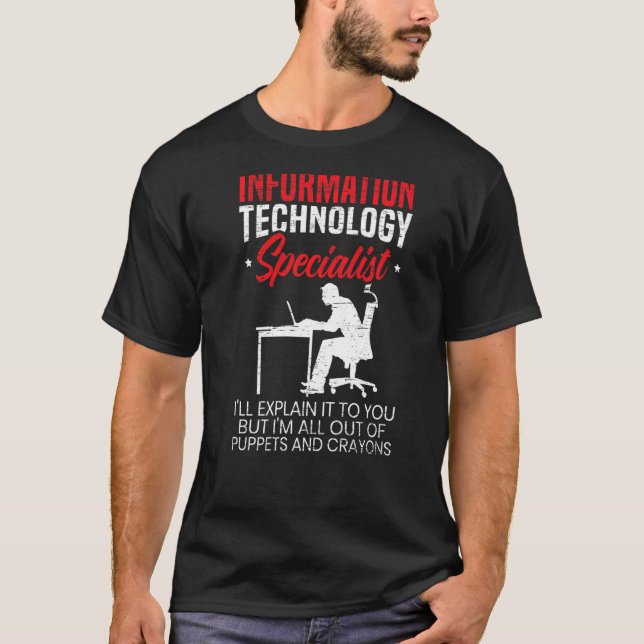 IT-Spezialist Computer Job Pro T-Shirt (Vorderseite)