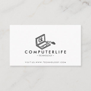 IT-Spezialist für Notebook-Computer Visitenkarte