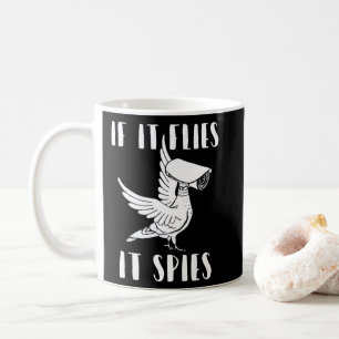 It Spies Conspiracy Theory Birds Aren’t Real Kaffeetasse