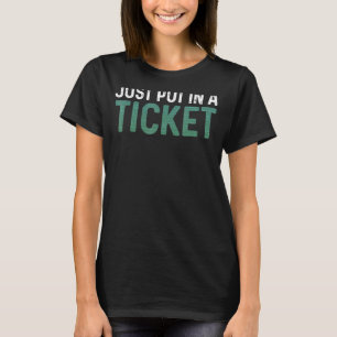 IT-Support-Mitarbeiter des EDV-Helpdesk - Eingeben T-Shirt