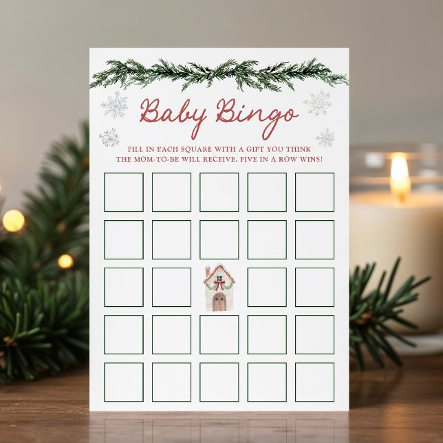 It Takes a Village Baby Shower Bingo Card Einladung (Von Creator hochgeladen)
