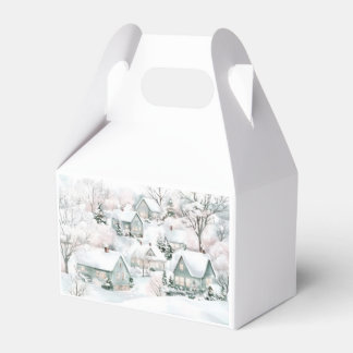 it takes a village party favor boxes geschenkschachtel