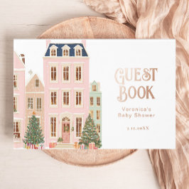 It Takes a Village Winter Girl Baby Shower Gästebuch