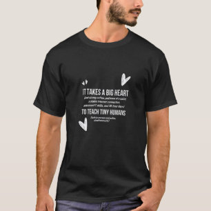 It Takes Heart Online Lehrer T-Shirt