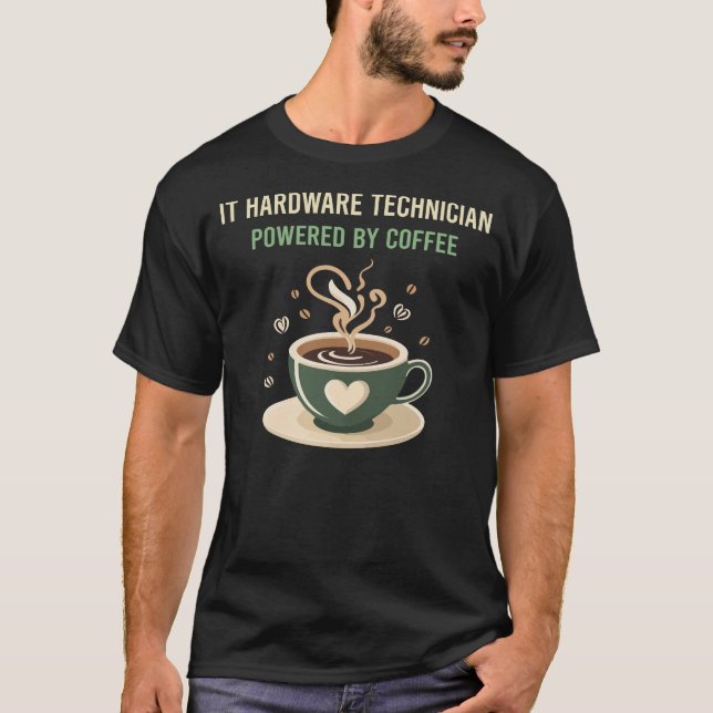 IT-Techniker für Kaffeemaschine T-Shirt (Vorderseite)