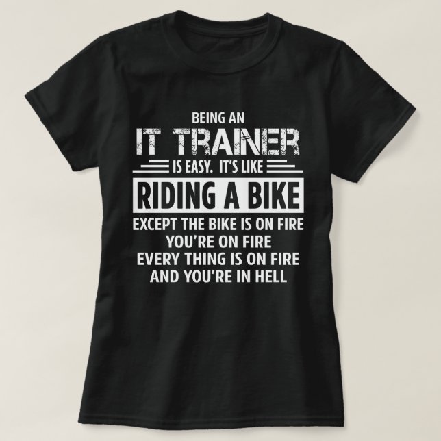 IT-Trainer T-Shirt (Design vorne)