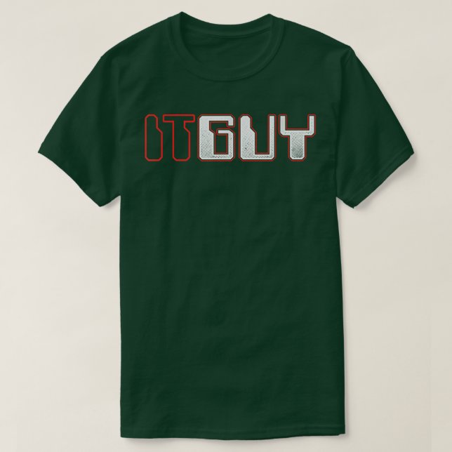 IT Typ Programmer Tech Support Developer Coder Ner T-Shirt (Design vorne)