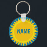 IT-Yellow Sun Sunshine Name-Tag Schlüsselanhänger<br><div class="desc">Dekorieren Sie Ihr Outfit mit diesem coolen Schlüsselanhänger. Macht ein großartiges Geschenk! Sie können ihn anpassen und auch Text hinzufügen. Karo in meinem Shop für viel mehr Farben und Muster! Lass mir Bescheid,  wenn du auch etwas Gewohntes willst.</div>