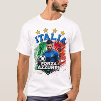 Italia 4 Sterne Fußball Forza Azzurri