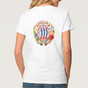 Italia Amore Sardinen Grafik T-Shirt