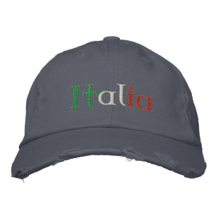 Italia Chino erschüttert Chino Cap Bestickte Baseballkappe