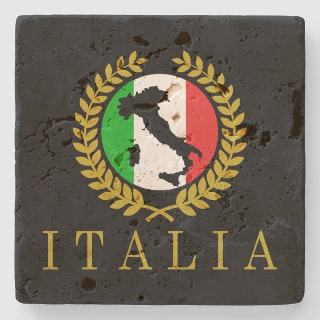Italia Classico Steinuntersetzer (Vorderseite)