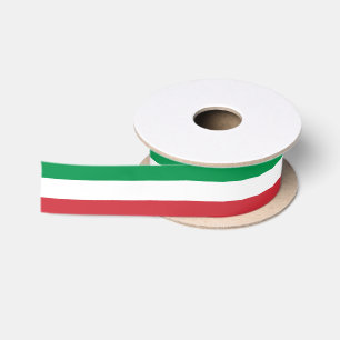 Italia Colors & Italy, Italian Flag fashion sports Satinband