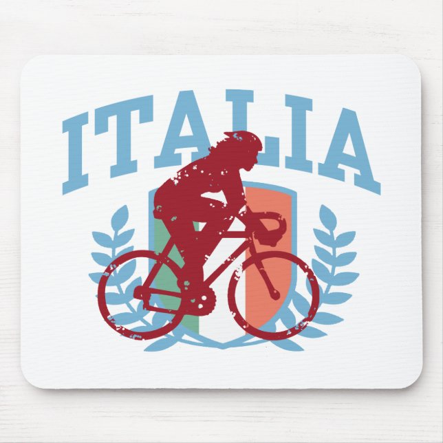 Italia Cycling (weiblich) Mousepad (Vorne)
