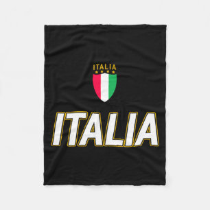 Italia Design Italienisches Fußballtrikot Stil Ita Fleecedecke