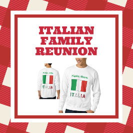 Italia e Bandiera Italiana con il Tuo Nome Sweatshirt
