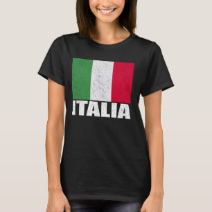 Italia Flag Grunge Vintag Souvenir Italien T-Shirt