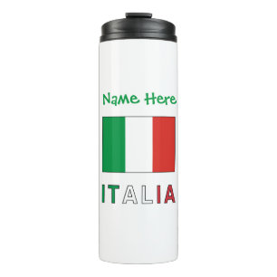 Italia Flagge Personalisiert Thermosbecher