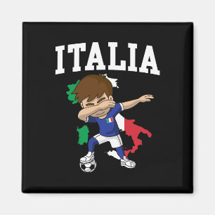 Italia Fußball Junge Italien Italien Flagge Karte Magnet