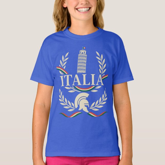 Italia Heritage Crest T-Shirt (Vorderseite)