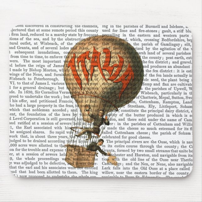 Italia Hot Air Ballon Mousepad (Vorne)
