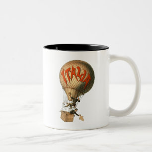 Italia Hot Air Ballon Zweifarbige Tasse
