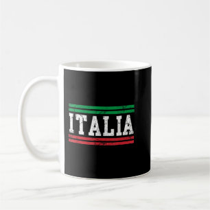 Italia Italienische Flagge Italien Vintage abgenut Kaffeetasse