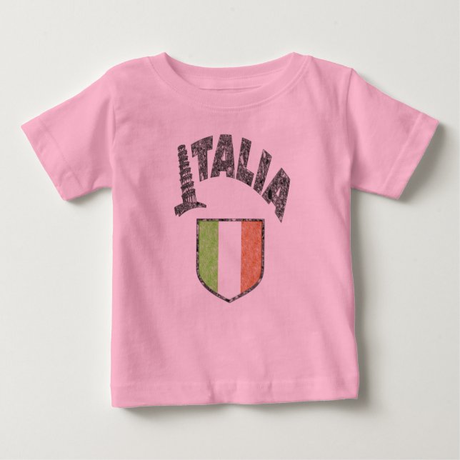 Italia Long Sleeve Kleinkind Shirt (Vorderseite)