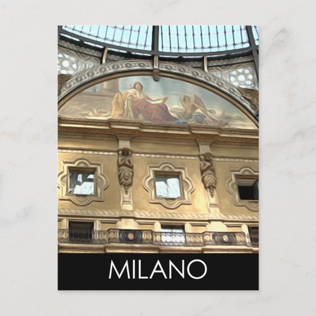 ITALIA MILANO POSTKARTE (Vorderseite)