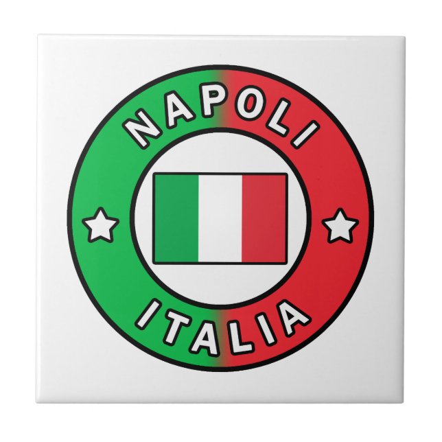 Italia Napoli Fliese (Vorderseite)