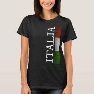 Italia Pride I Liebe Italien Tricolore Italienisch T-Shirt