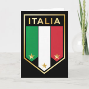 Italia Print - Stolz Italiener - Italienisches Fuß Karte