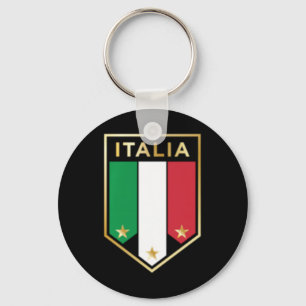 Italia Print - Stolz Italiener - Italienisches Fuß Schlüsselanhänger