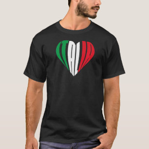 Italia Proud Italienisch Heart I Liebe Italia T-Shirt