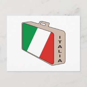 Italia Reisegepäck Postkarte