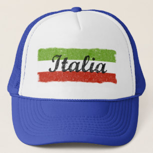 Italia Retro Trucker Hut Italia Truckerkappe