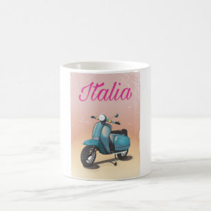 Italia Roller-Reiseplakat Kaffeetasse