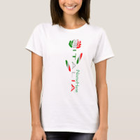 Italia Rosa Bandeira Green Personalisiertes Damen-