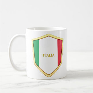 Italia Shield Soccer Fan Kaffeetasse